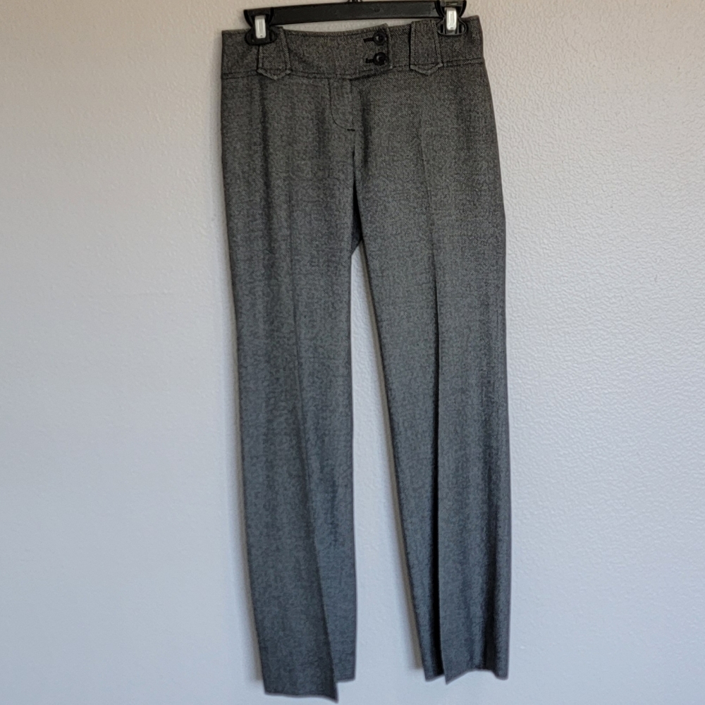 ANN TAYLOR SIGNATURE FIT  GREY PANTS TROUSERS/  00P.